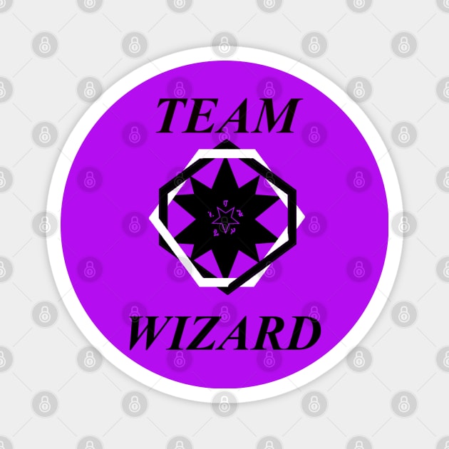 Team Wizard Magnet by BoredisSam